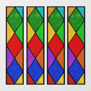 Create Your Own Stained Glass Effect Window Border Cling