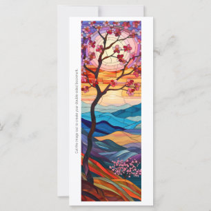 Create Your Own Stained Glass Sunset Bookmark