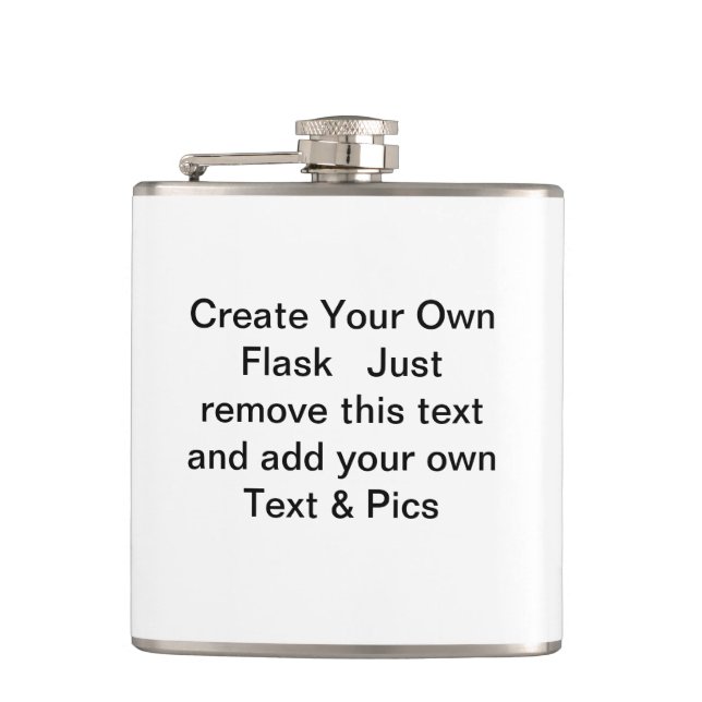 Create Your Own Stainless Steel Flask (Front)
