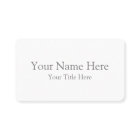 Create Your Own Standard Business Card