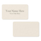 Create Your Own Standard Business Card
