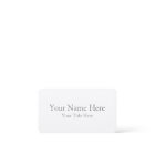 Create Your Own Standard Business Card