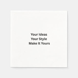 Create Your Own Standard Cocktail Paper Napkin