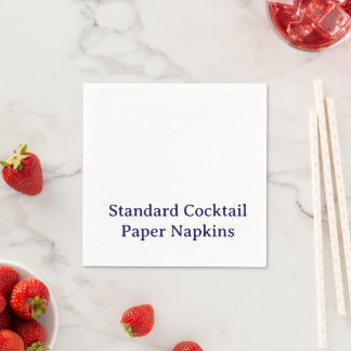 Create Your Own Standard Cocktail Paper Napkin