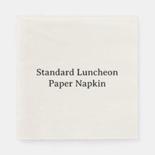Create Your Own Standard Luncheon Paper Napkin