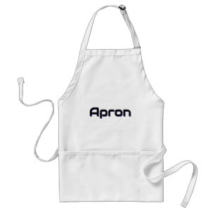 Create Your Own Standard White Apron