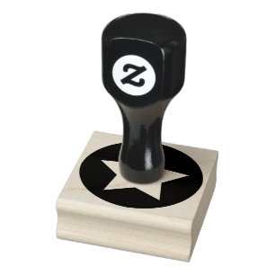Create Your Own Star Design Rubber Stamp