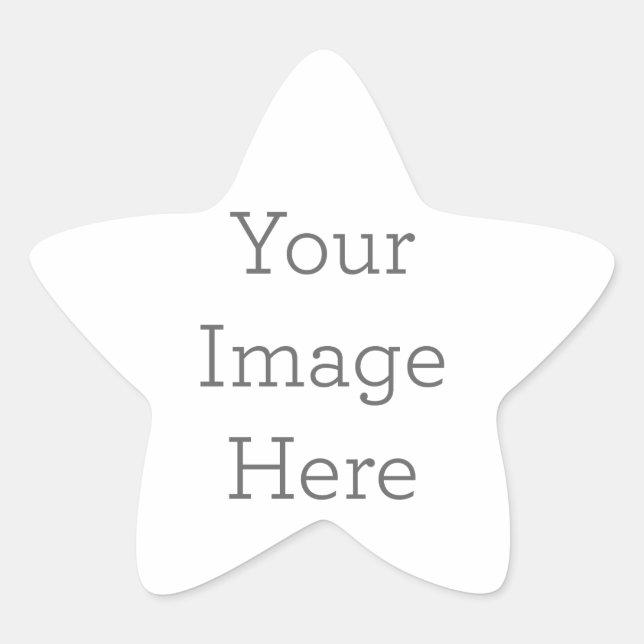 Create Your Own Star Sticker (Front)