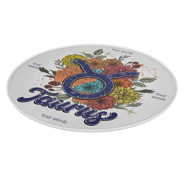 Create Your Own Starry Floral Taurus Altar Board (Corner)