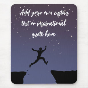 Create Your Own Starry Night Motivational Quote Mouse Mat