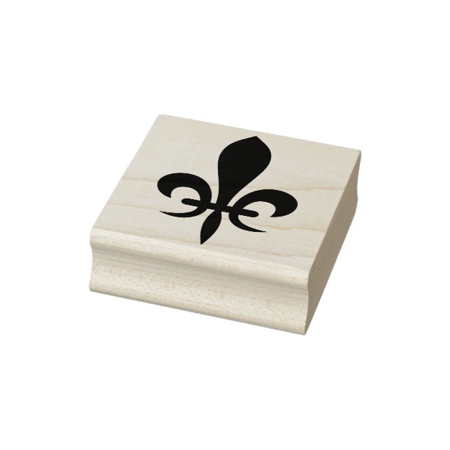Create Your Own Stately Fleur De Lis Rubber Stamp (Stamp)