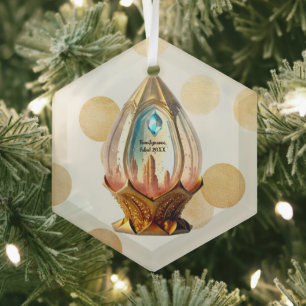 Create Your Own Steampunk Crystal Ball Lantern Glass Tree Decoration