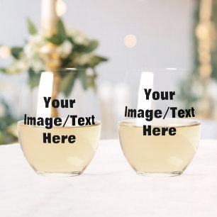 Create Your Own Stemless Wine Glass