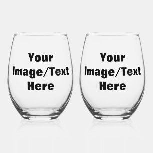 Create Your Own Stemless Wine Glass