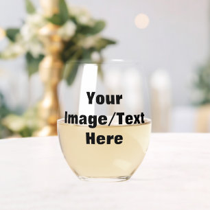 Create Your Own Stemless Wine Glass