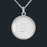 Create Your Own - Sterling Silver Necklace<br><div class="desc">Current background shown: White Rose Replace the image shown on this product with an image your own to create a completely customised item from scratch, or personalise the current background. Add some of your own images and custom text if desired and choose your favourite fonts and colours! Create your own...</div>