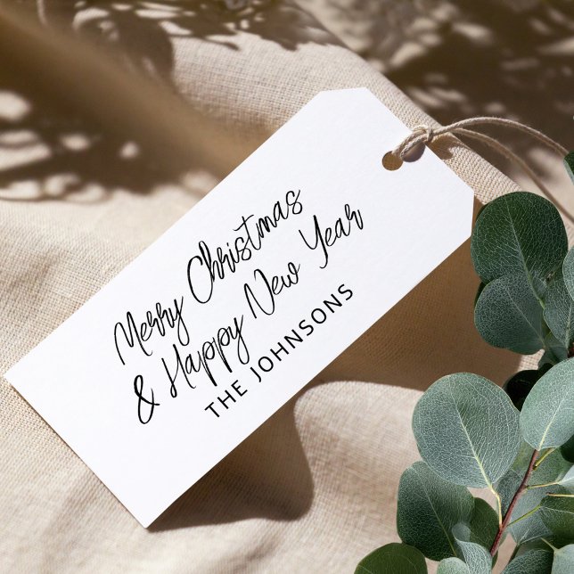 Create Your Own Stylish Script Christmas Greetings Rubber Stamp (Creator Uploaded)