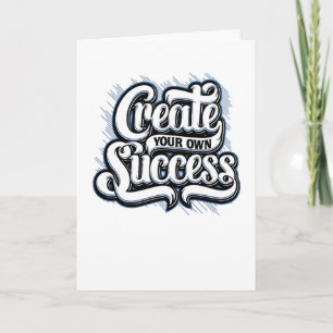 Create your own Success Card