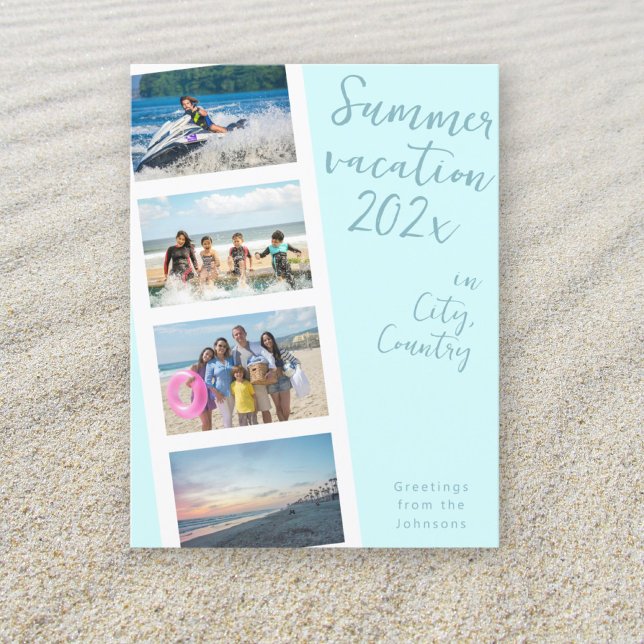 Create your own summer vacation photo Postcard (Creator Uploaded)