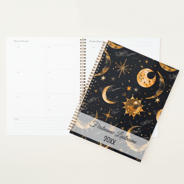 Create Your Own Sun Moon Stars Celestial Planner (Display)
