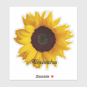 Create Your Own Sunflower Personalised Name