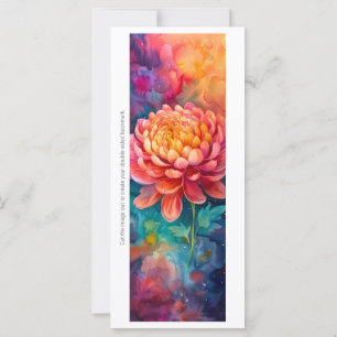Create Your Own Sunset Blossom Bookmark Card