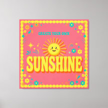 Create Your Own Sunshine Canvas