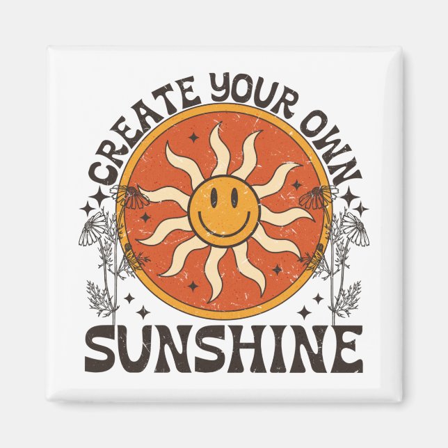 Create Your Own Sunshine Magnet (Front)
