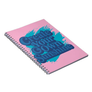 Create Your Own Sunshine Retro faboolous Notebook