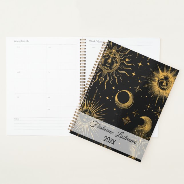 Create Your Own Surreal Celestial Moon & Stars Planner (Display)