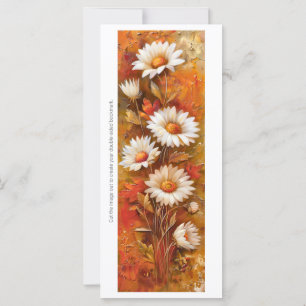 Create Your Own Sweet Daisies Bookmark Card