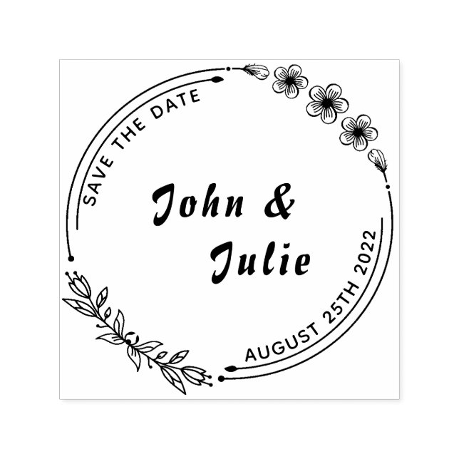 Create Your Own Sweet Stamp Wedding Save The Date (Design)