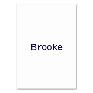 Create Your Own Table Card