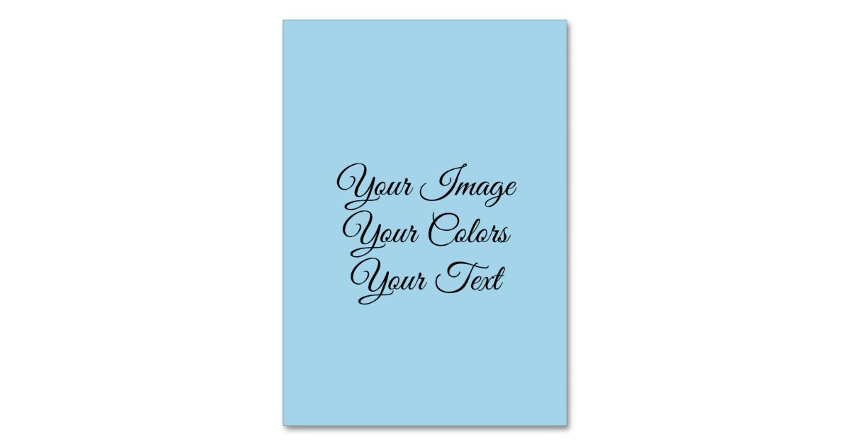 Create Your Own Table Number Zazzle