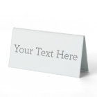 Create Your Own Table Tent Sign, 6" X 2"