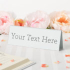 Create Your Own Table Tent Sign, 6" X 2"