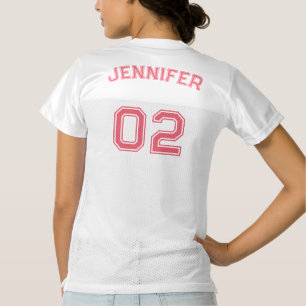 Create Your Own Team Fan Player Name Number Sports Women's Football Jersey