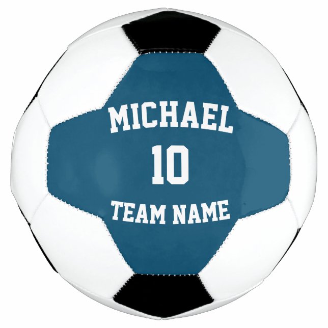 Create Your Own Team Name Number Football (Front)