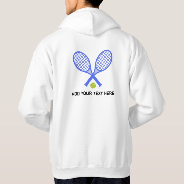 Create Your Own Tennis Player Hoodie (Back)