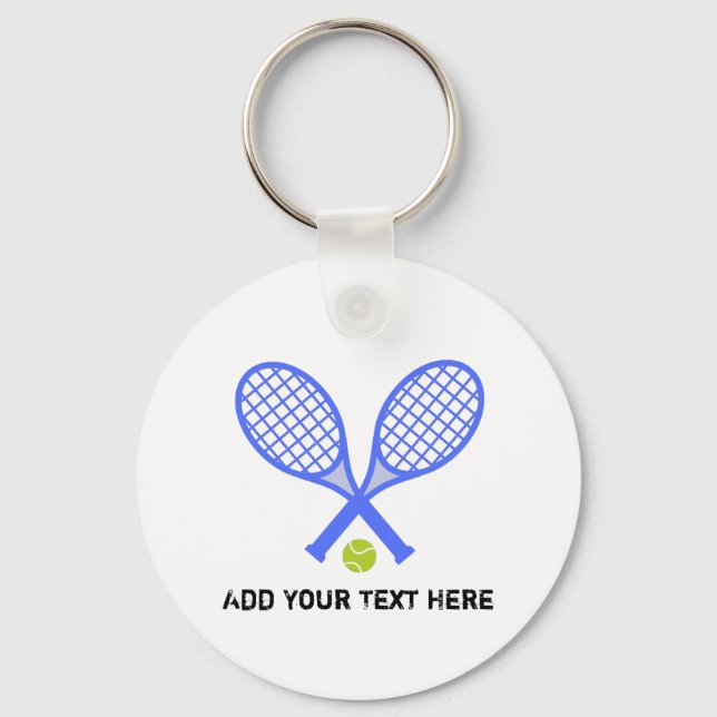 Create Your Own Tennis Player  Key Ring (Front)