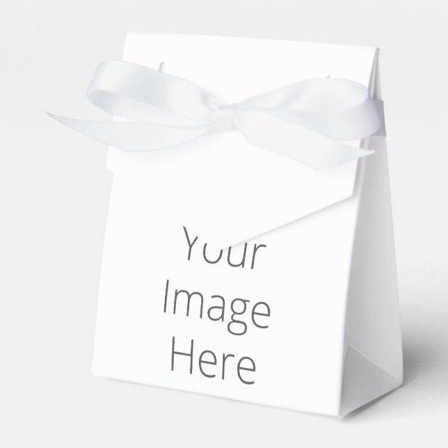 Create Your Own Tent Favour Box (Front Side)