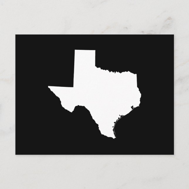 Create Your Own Texas Moving Announcement Postcard (Front)