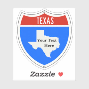 Create Your Own Texas Road Sign