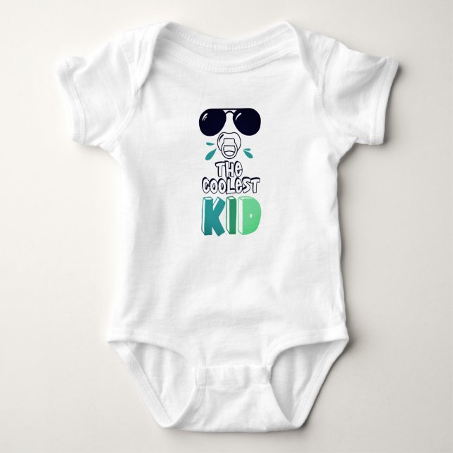 Create your own text and design :-) baby bodysuit (Front)