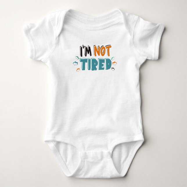 Create your own text and design :-) baby bodysuit (Front)