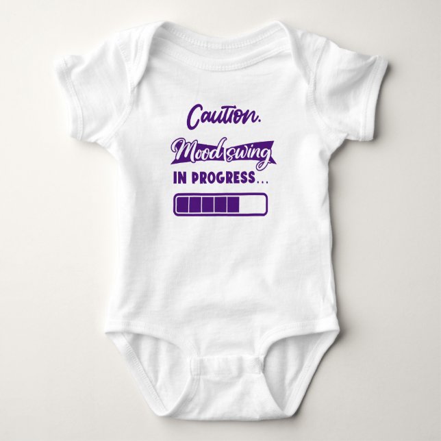 Create your own text and design :-) baby bodysuit (Front)