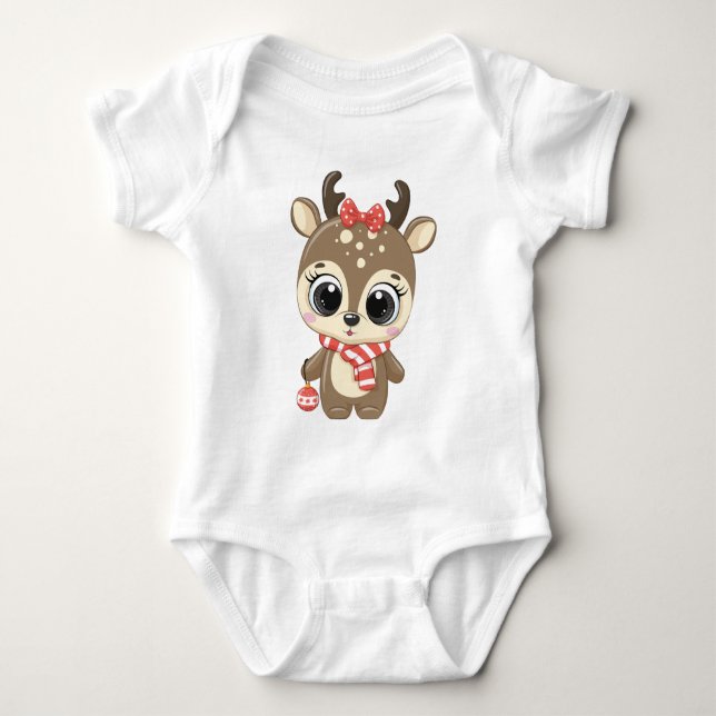Create your own text and design :-) baby bodysuit (Front)