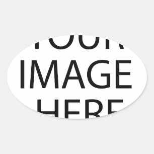 Create your own text and design :-) oval sticker