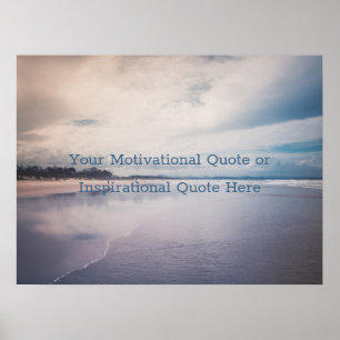 Create Your Own Text Inspirational Motivational Po Poster