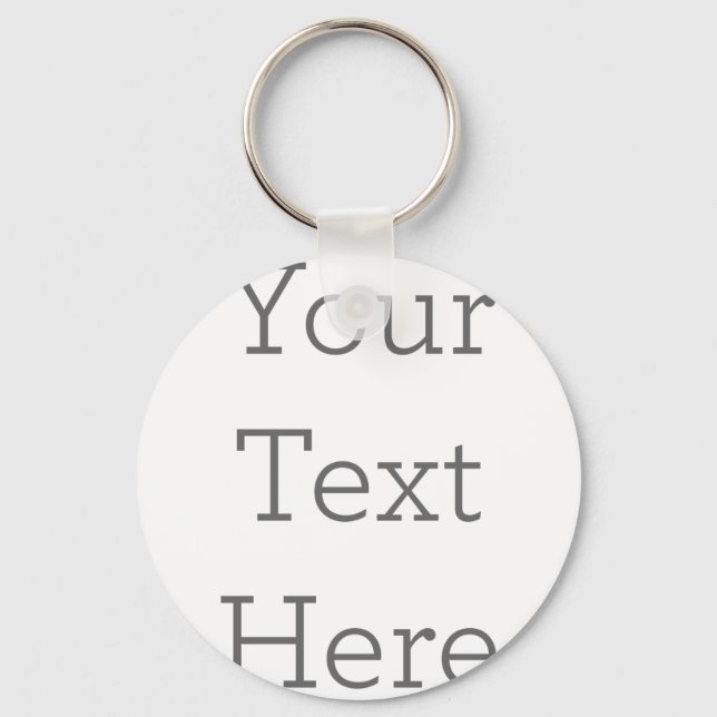 Metal Circle Keychain, 2" (Front)